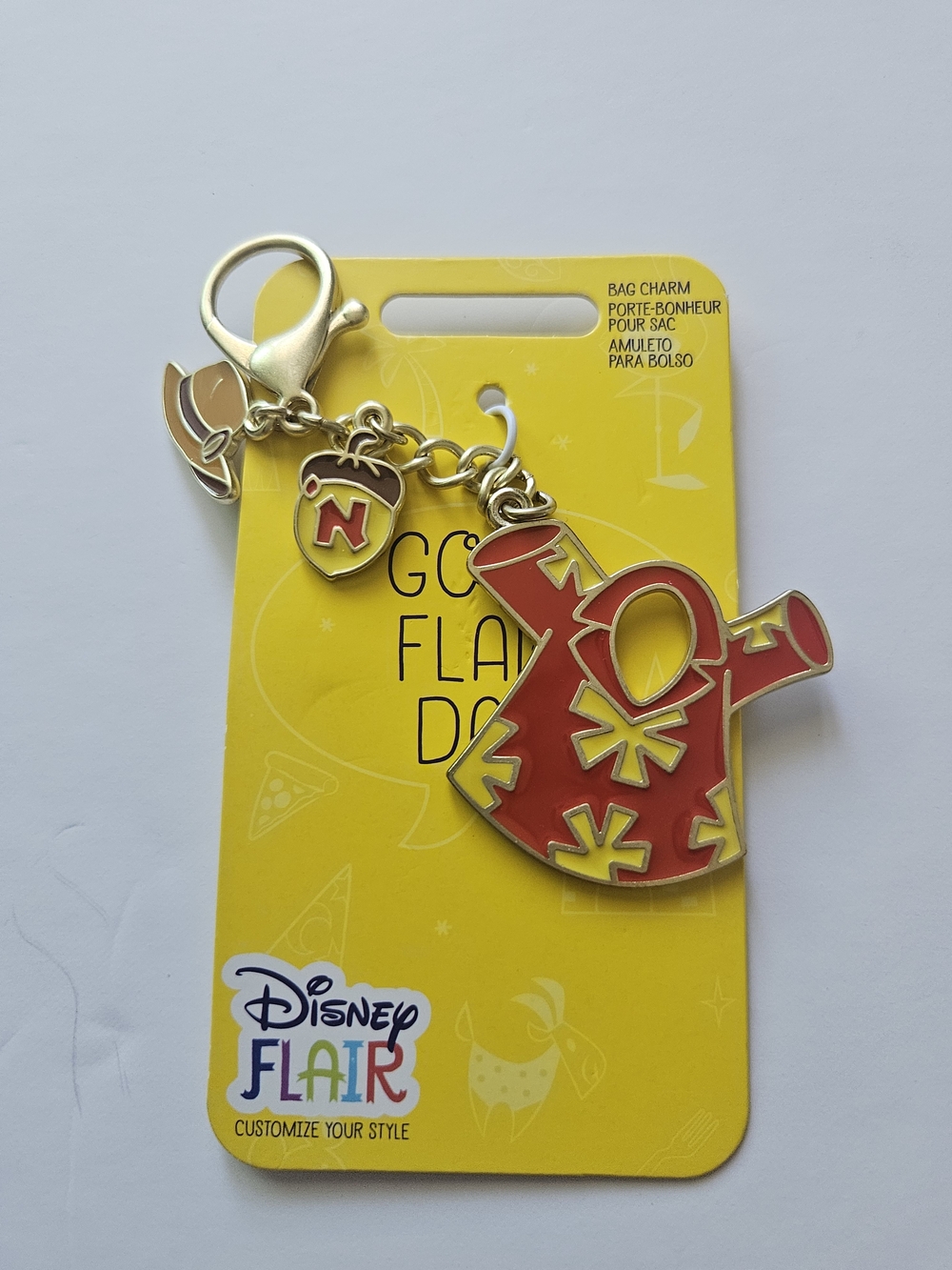 Disney Flair Chip 'n Dale Rescue Rangers bag charm